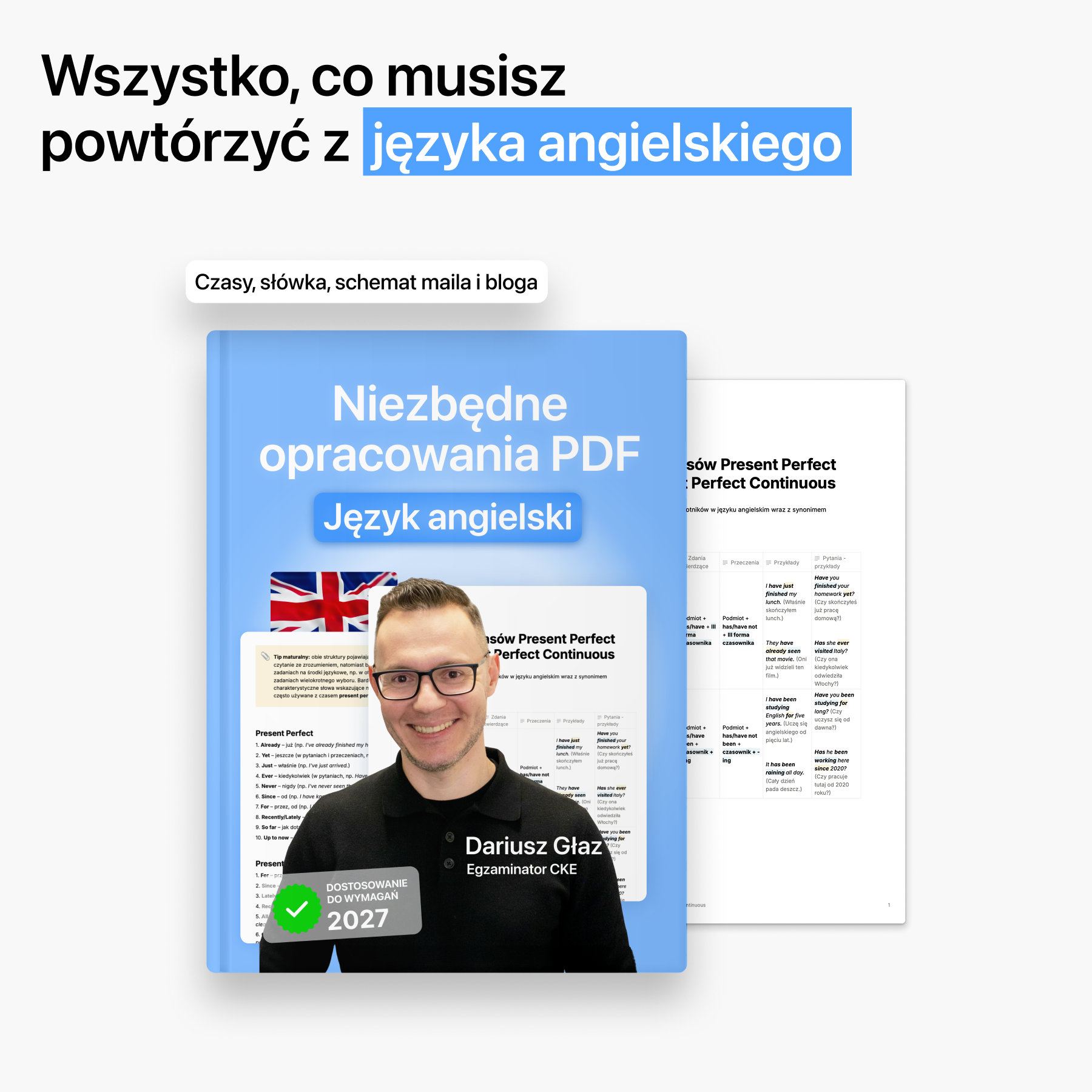 Zestaw opracowań z języka angielskiego (matura 2027, wersja pdf)