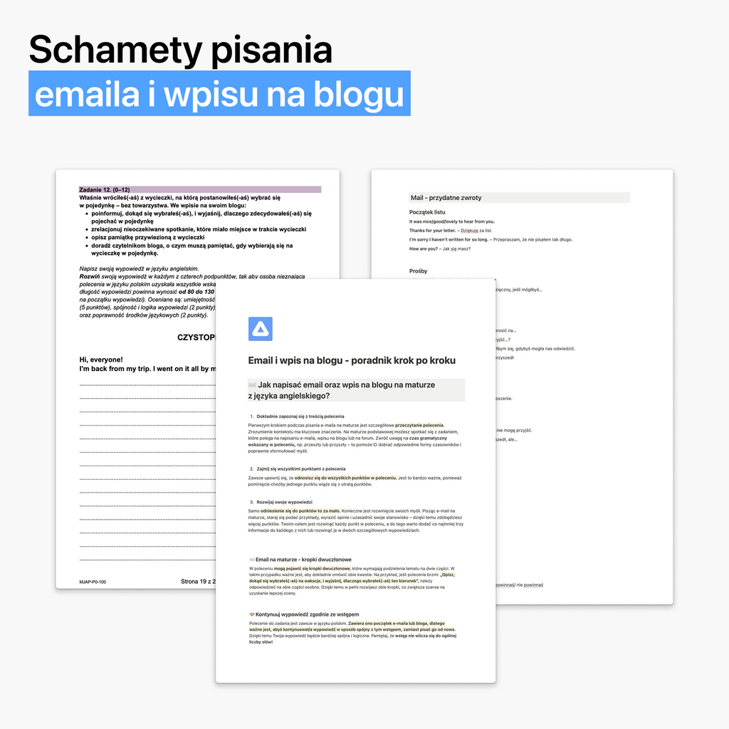 Zestaw opracowań z języka angielskiego (matura 2027, wersja pdf)