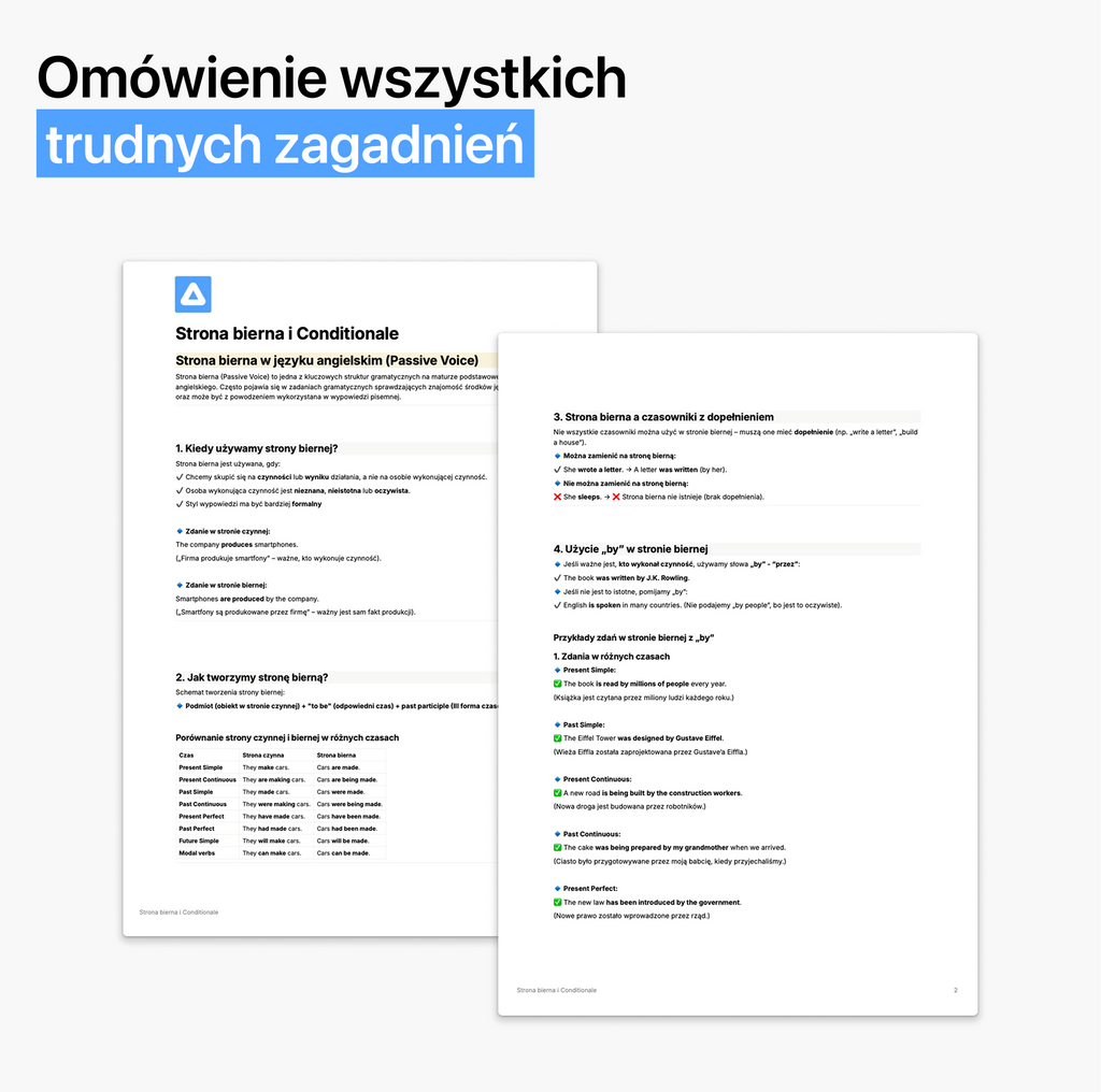 Zestaw opracowań z języka angielskiego (matura 2027, wersja pdf)