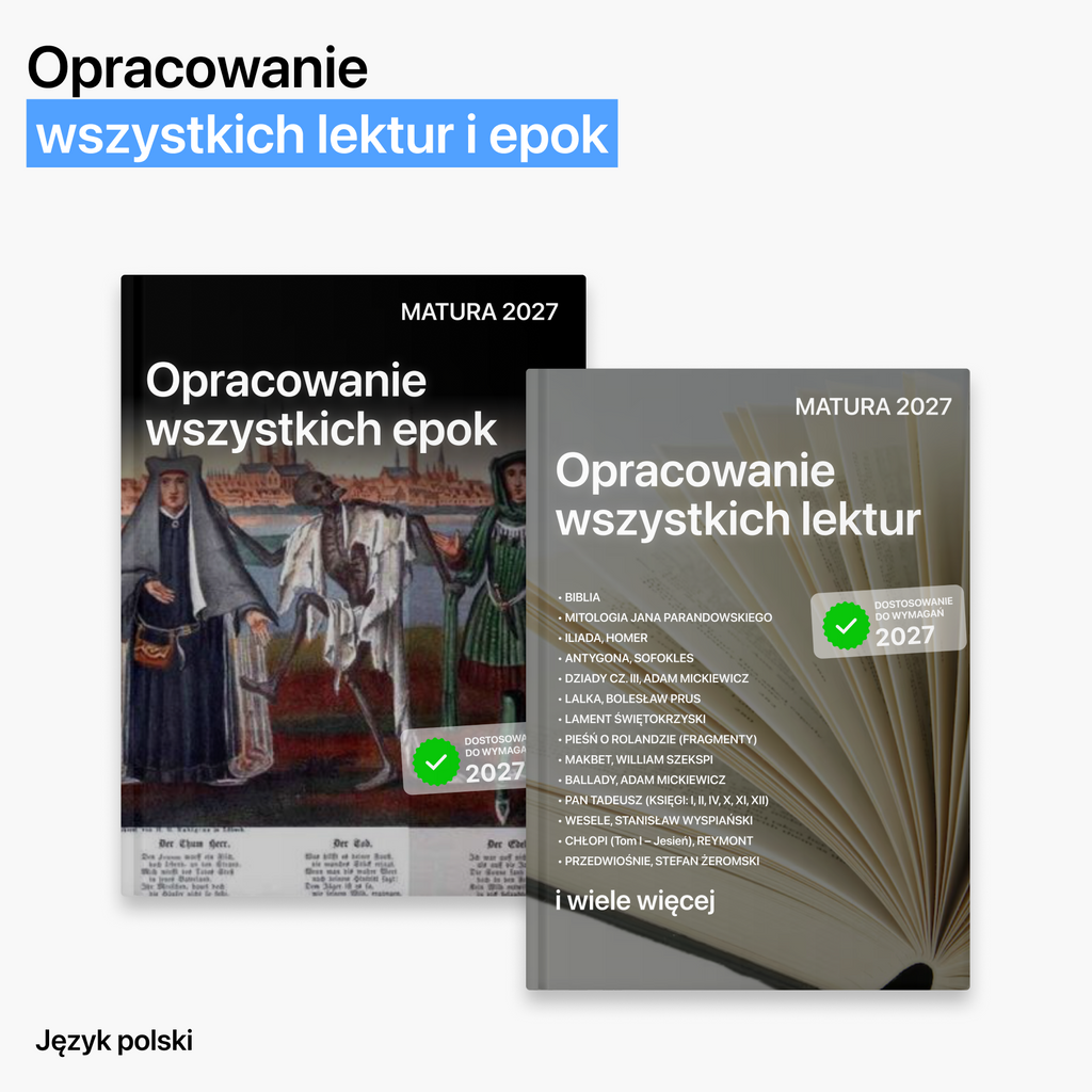 Zestaw opracowań na maturę 2027 - polski, matematyka, angielski (wersja pdf)